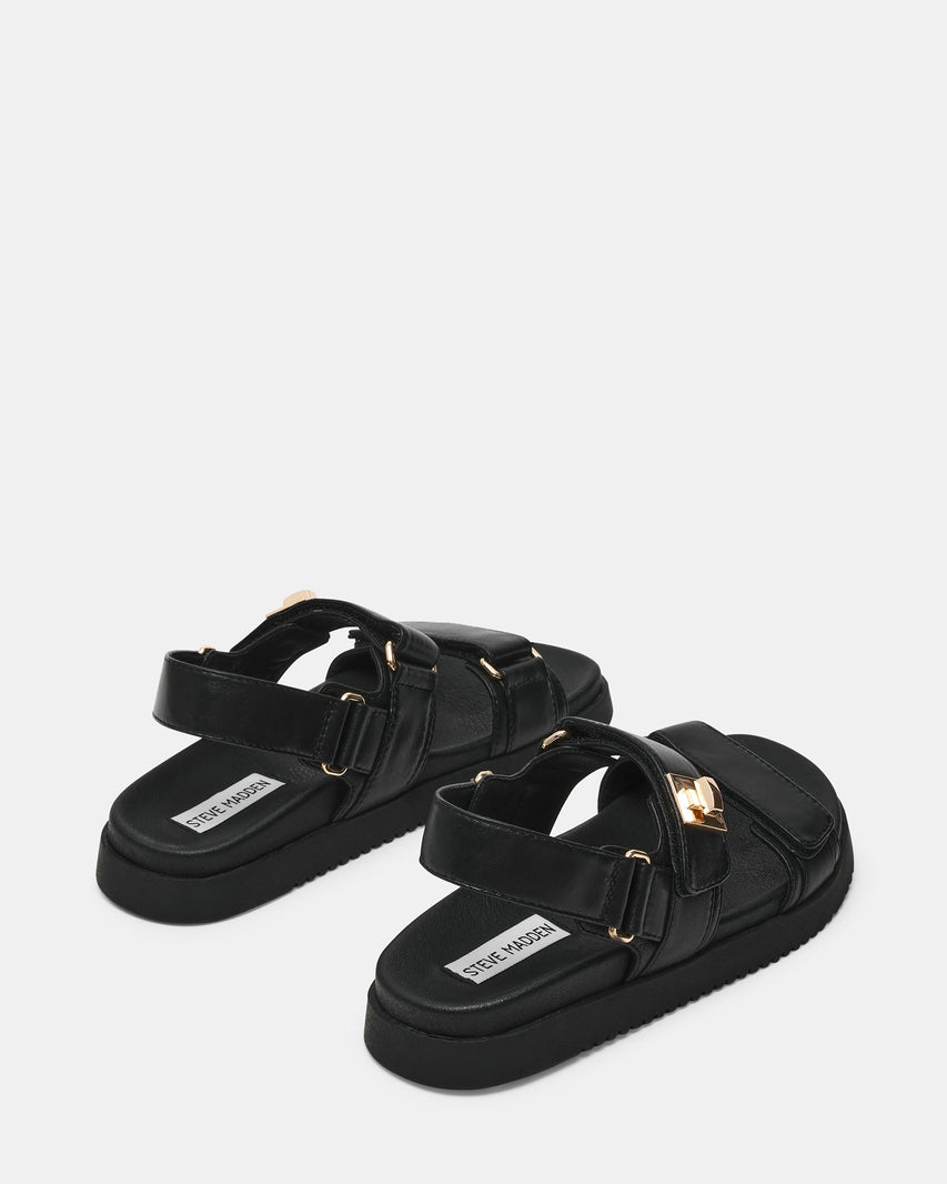 MONA BLACK LEATHER - Women's Shoes - Steve Madden Canada
