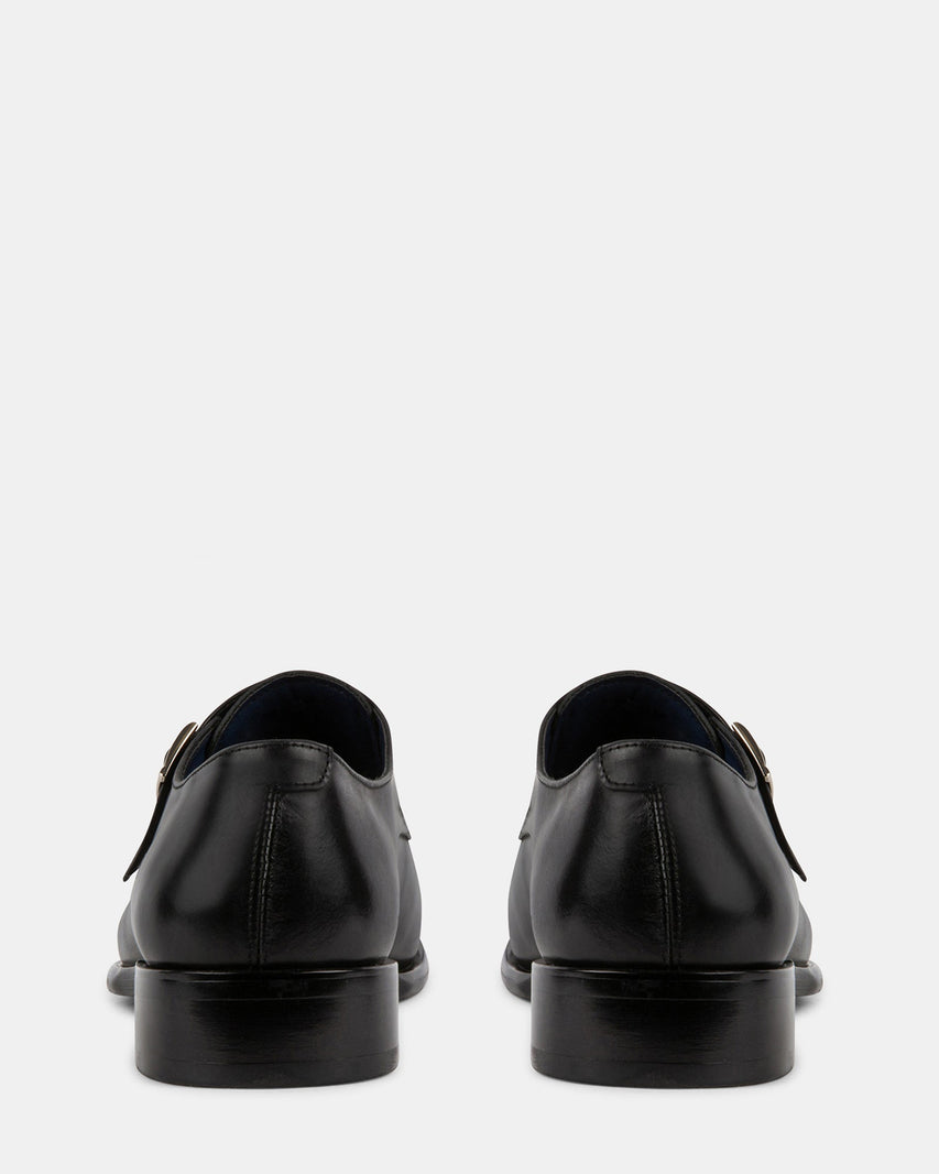 MORELLII BLACK LEATHER - Men's Shoes - Steve Madden Canada