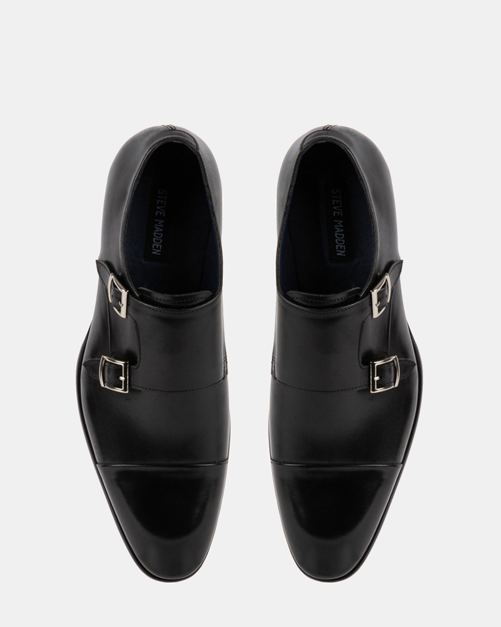 MORELLII BLACK LEATHER - Men's Shoes - Steve Madden Canada