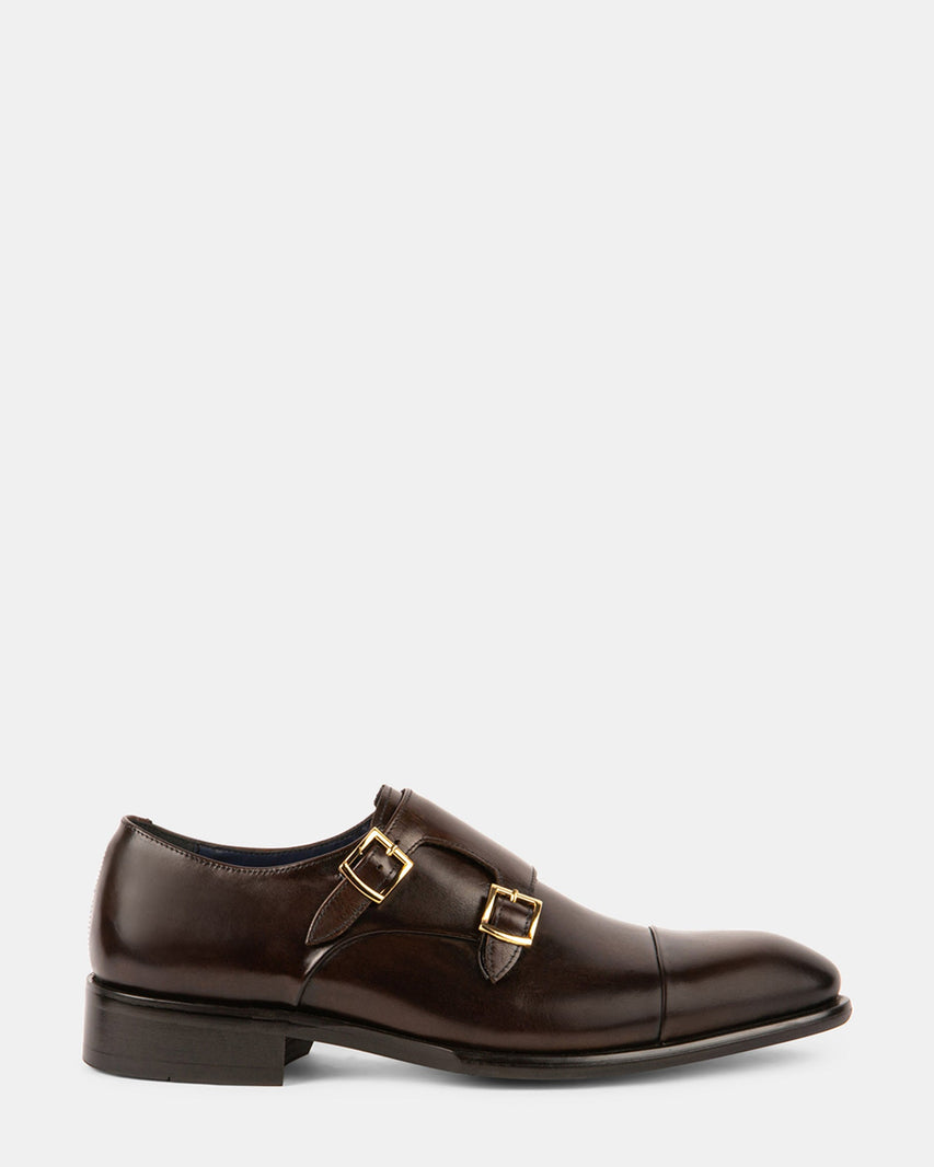 MORELLII BROWN LEATHER - Men's Shoes - Steve Madden Canada