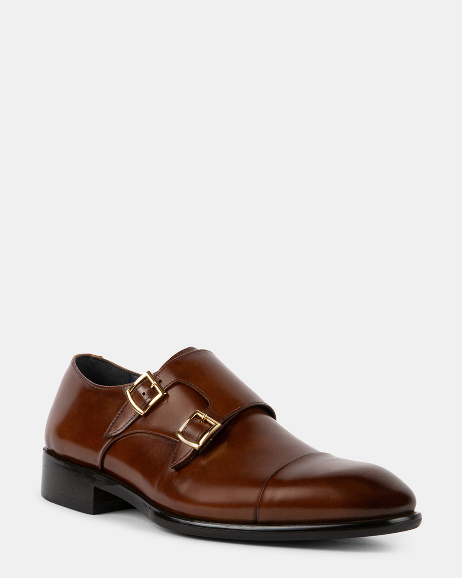 MORELLII COGNAC LEATHER - Men's Shoes - Steve Madden Canada