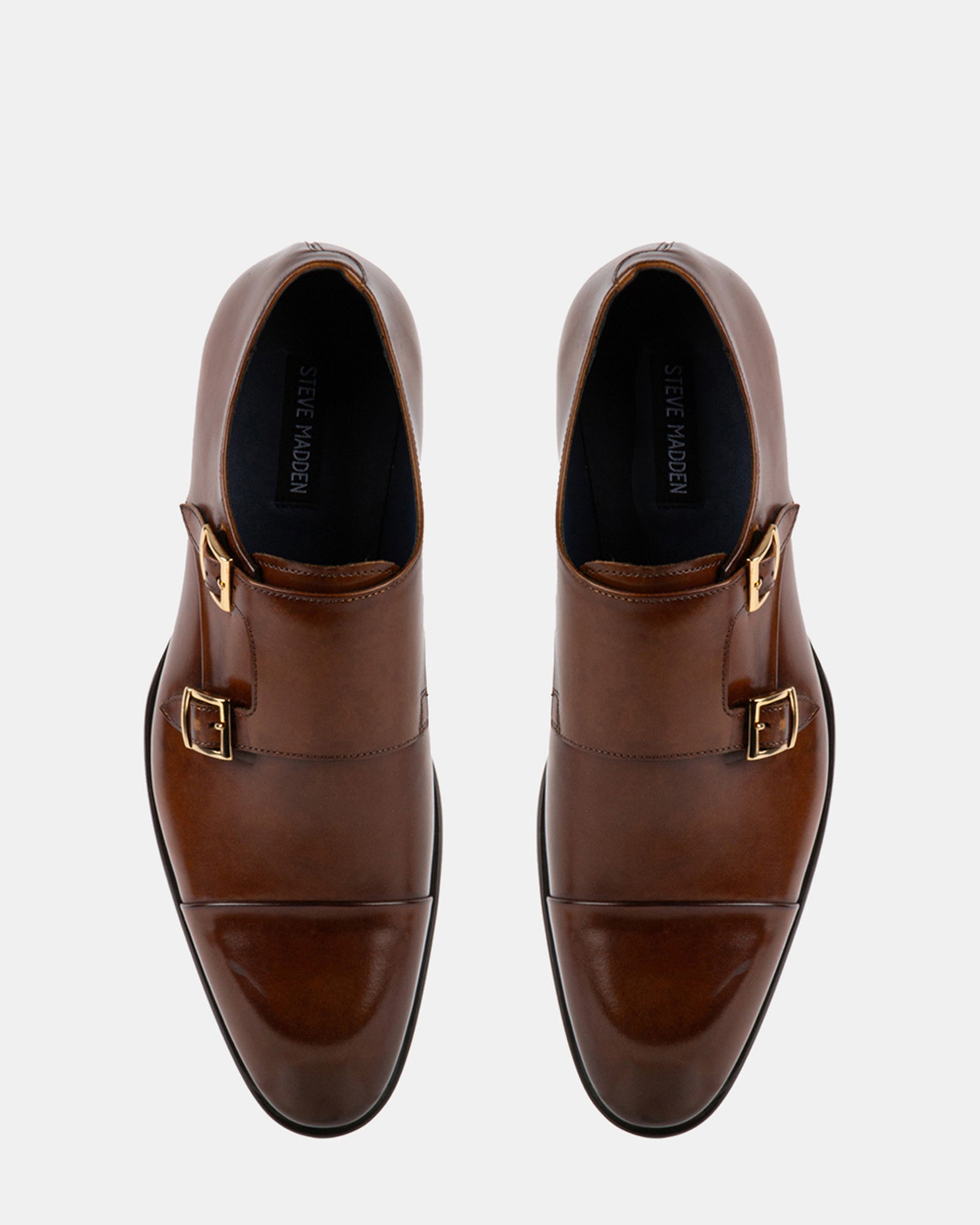 MORELLII COGNAC LEATHER - Men's Shoes - Steve Madden Canada