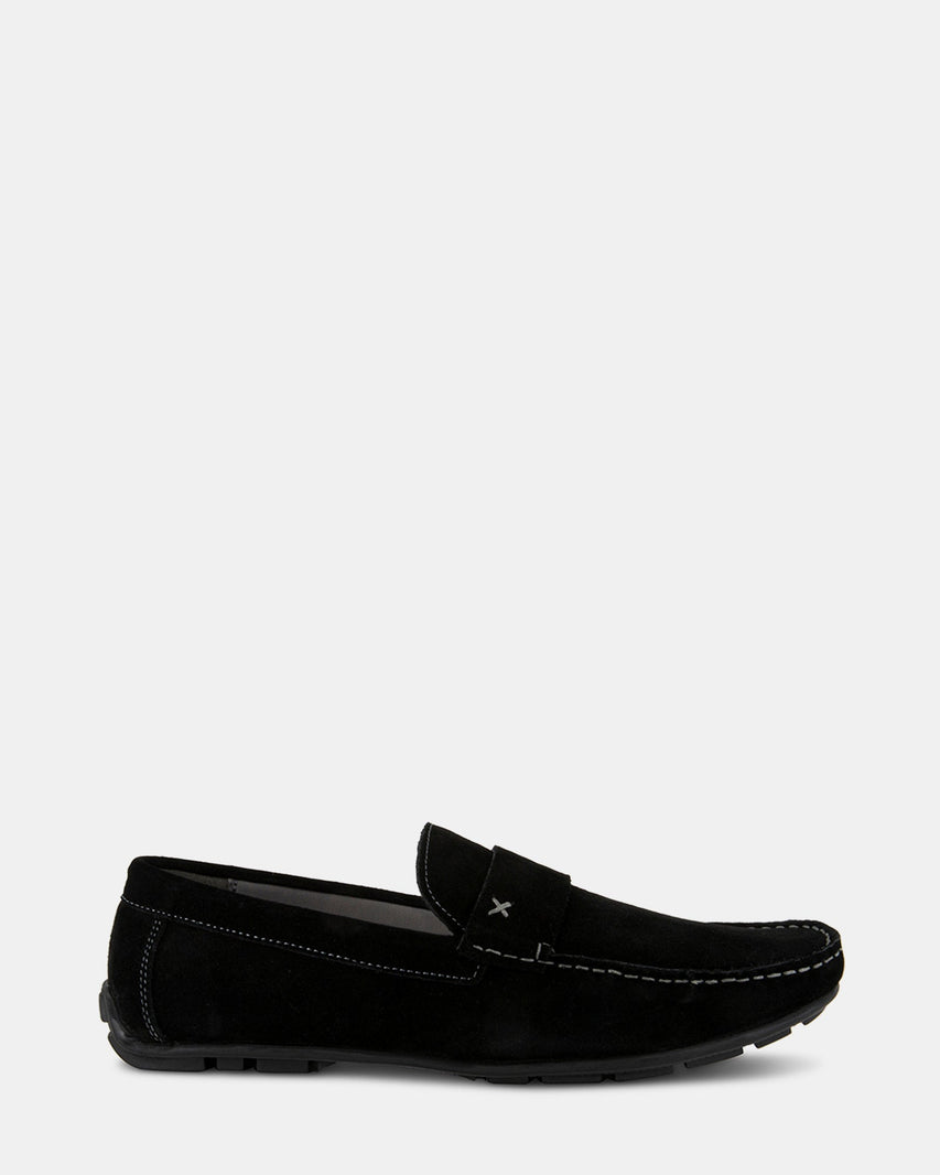 MORIAH BLACK SUEDE - Men's Shoes - Steve Madden Canada