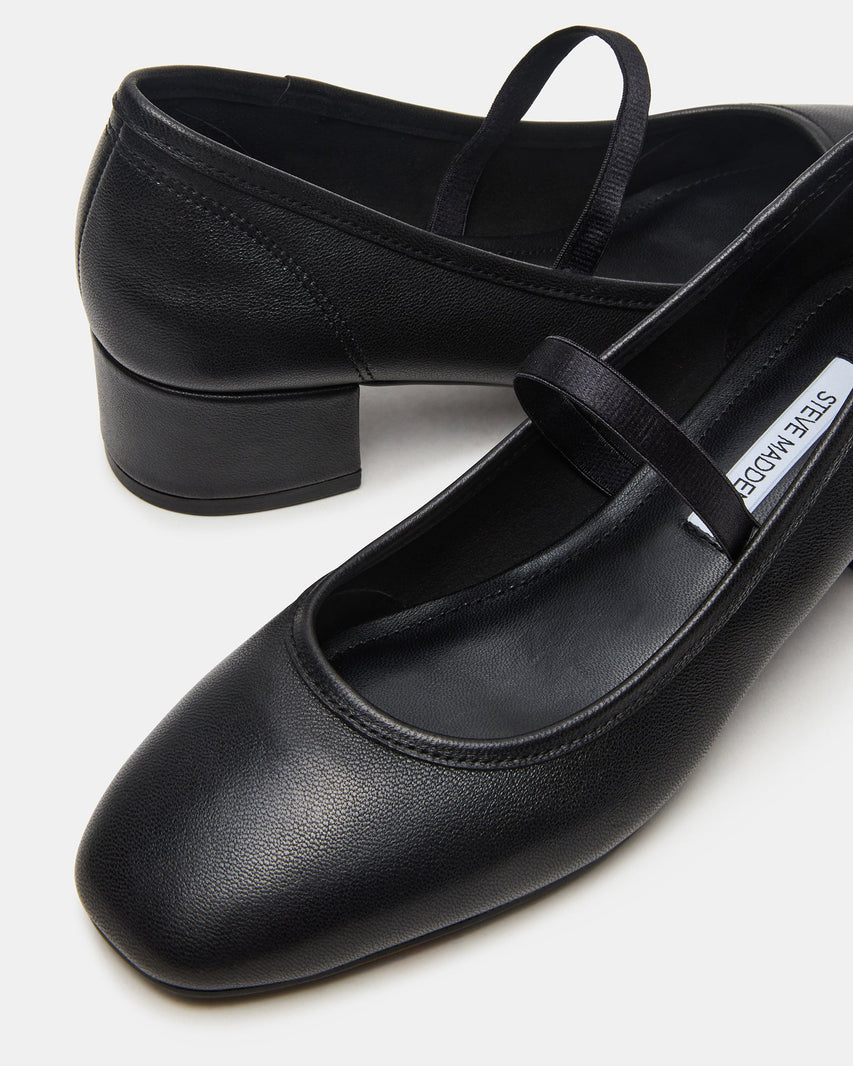 MURAL BLACK LEATHER - Women's Shoes - Steve Madden Canada