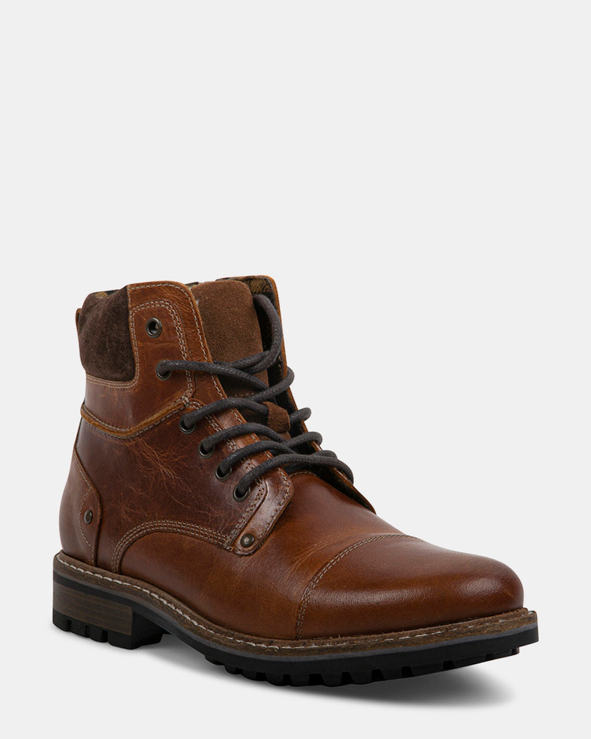 MURPHYY TAN LEATHER - Men's Shoes - Steve Madden Canada