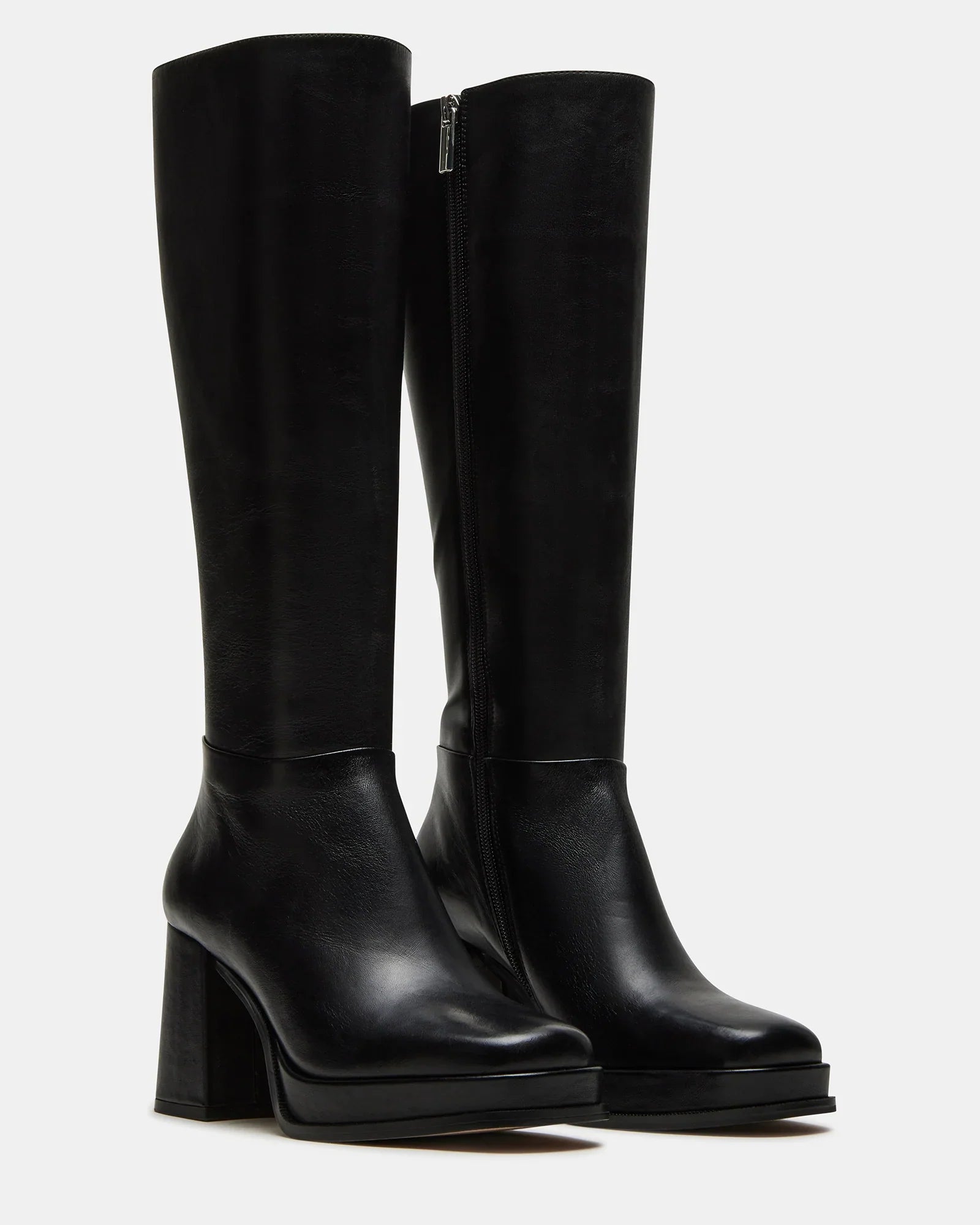 MYSTERY BLACK LEATHER - Women's Shoes - Steve Madden Canada