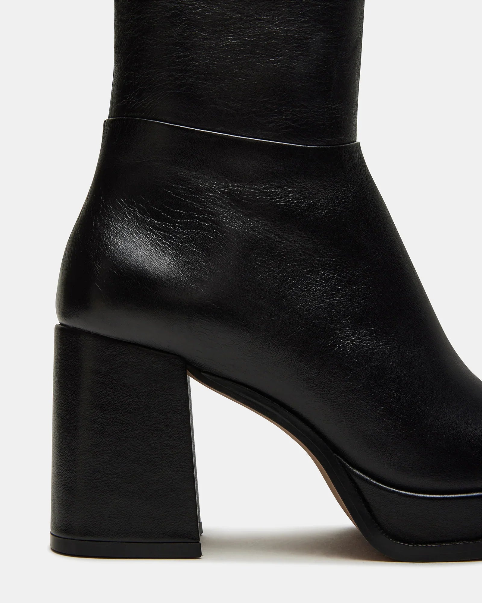 MYSTERY BLACK LEATHER - Women's Shoes - Steve Madden Canada
