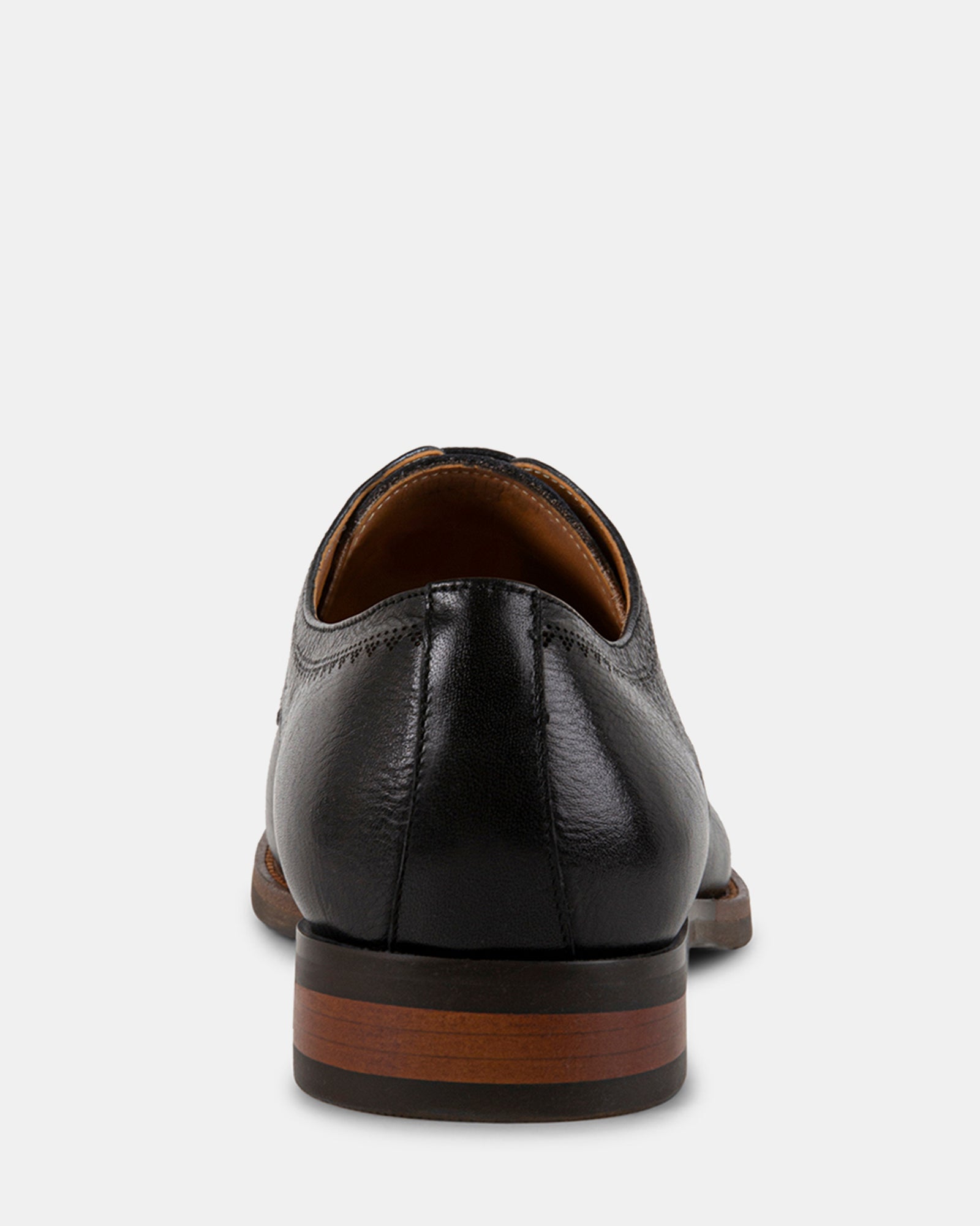 NELIGAN BLACK LEATHER - Men's Shoes - Steve Madden Canada