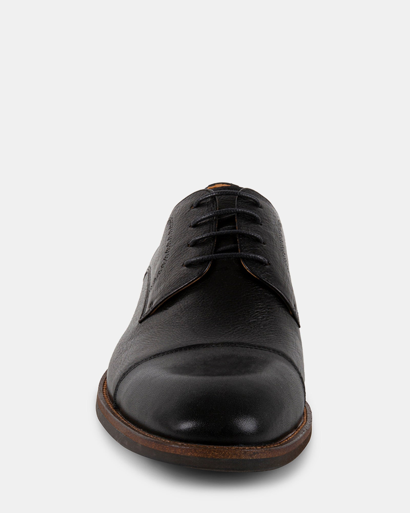 NELIGAN BLACK LEATHER - Men's Shoes - Steve Madden Canada