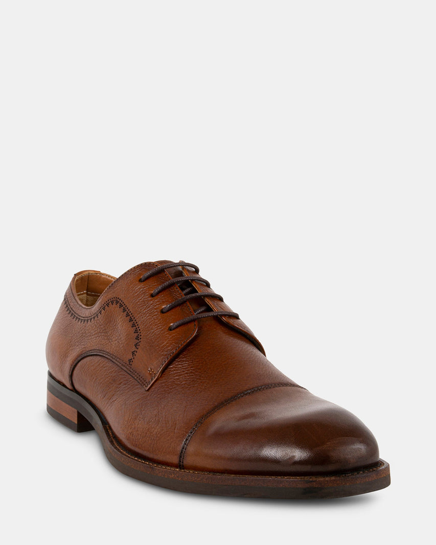 NELIGAN TAN LEATHER - Men's Shoes - Steve Madden Canada