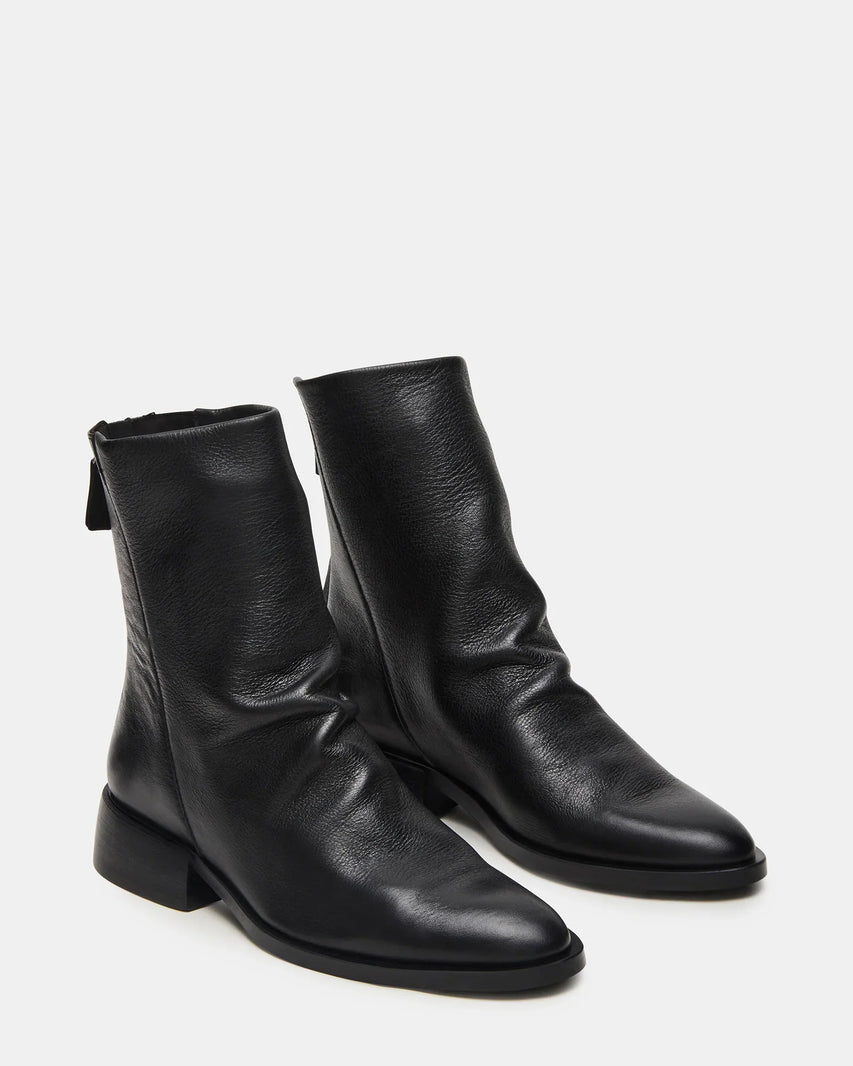 NEXIE BLACK LEATHER - Women's Shoes - Steve Madden Canada