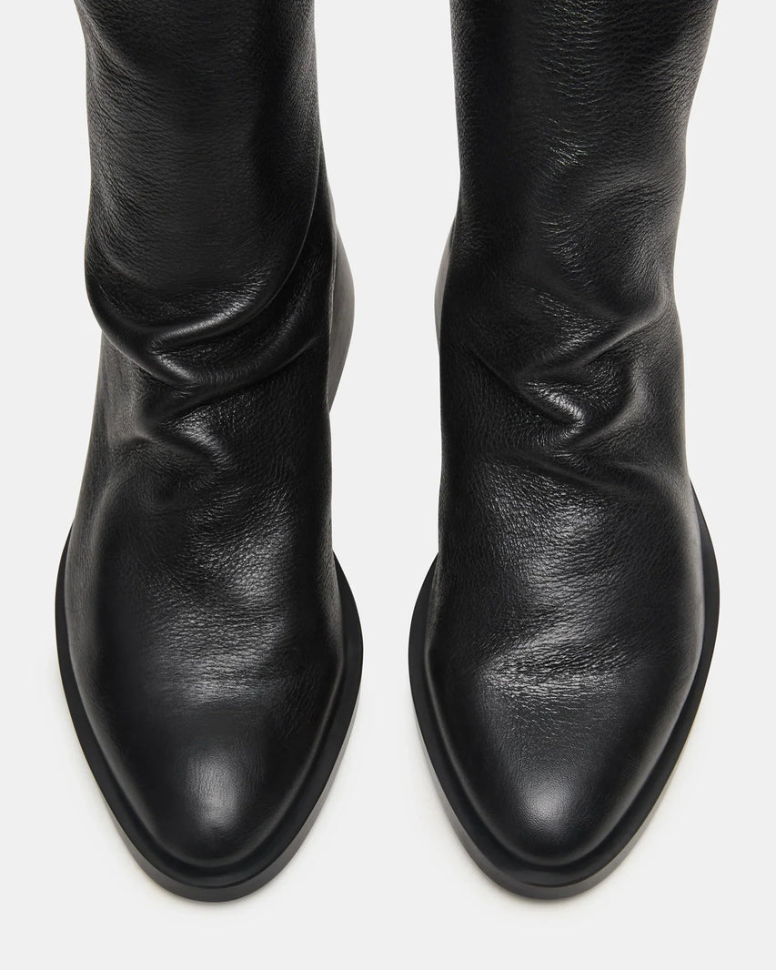 NEXIE BLACK LEATHER - Women's Shoes - Steve Madden Canada