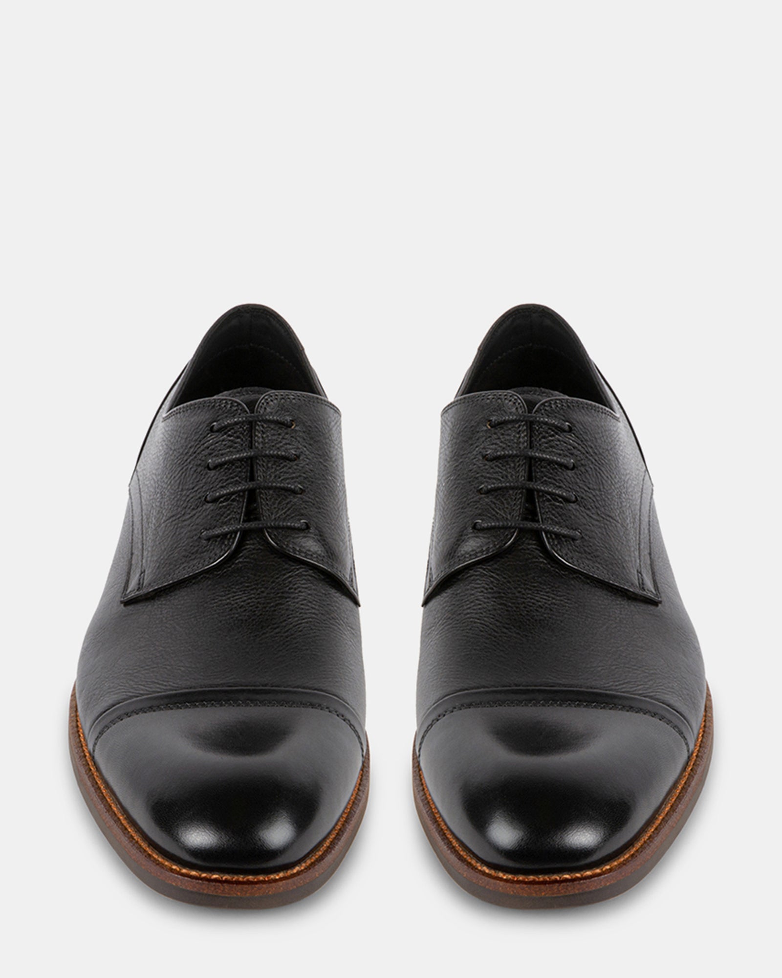NORVERTT BLACK LEATHER - Men's Shoes - Steve Madden Canada