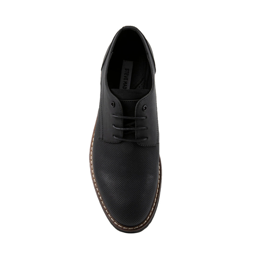 NURLANN BLACK NUBUCK - Men's Shoes - Steve Madden Canada