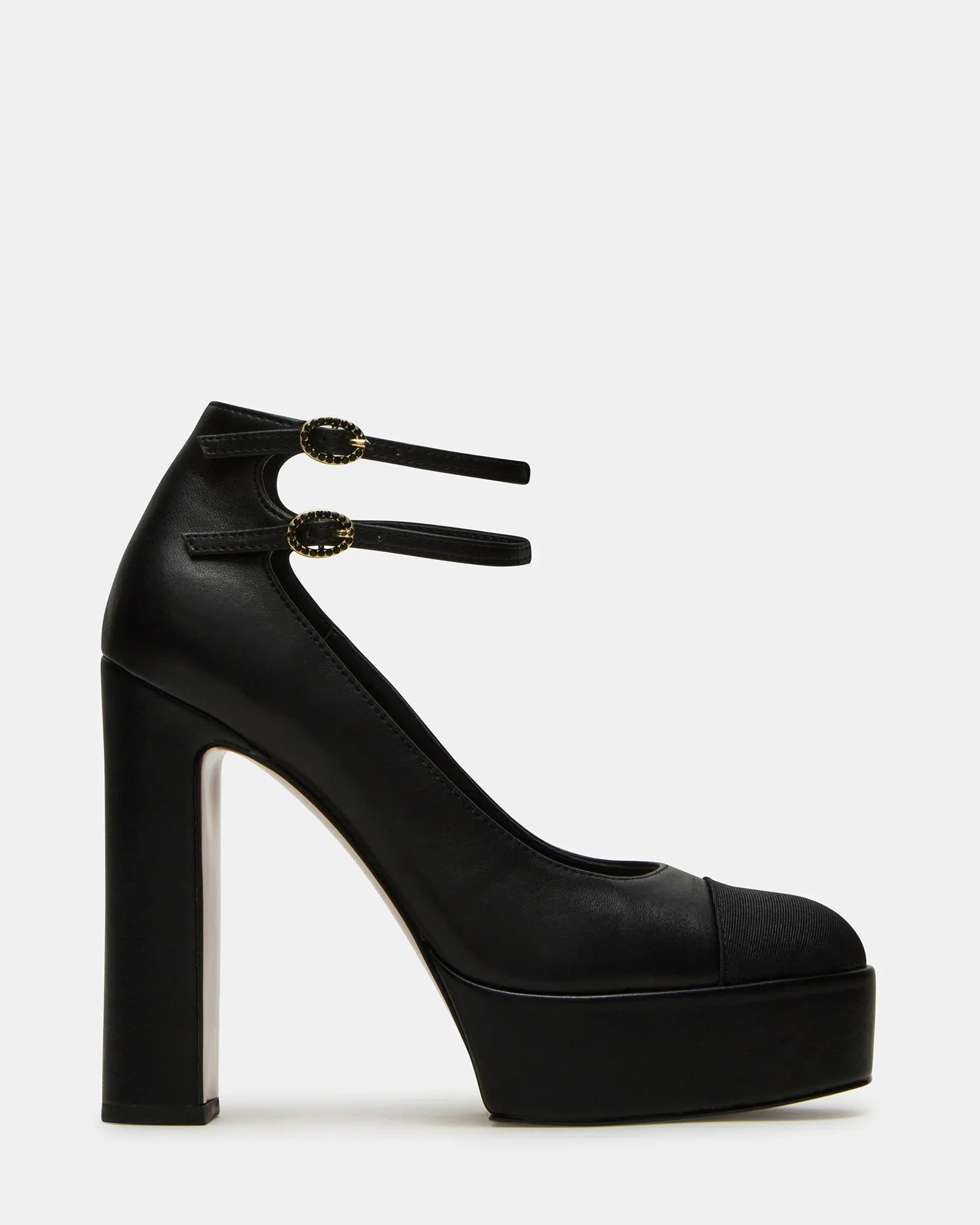 PEYTONN BLACK LEATHER - Women's Shoes - Steve Madden Canada