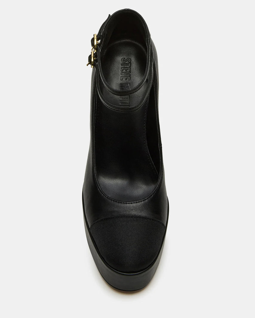 PEYTONN BLACK LEATHER - Women's Shoes - Steve Madden Canada