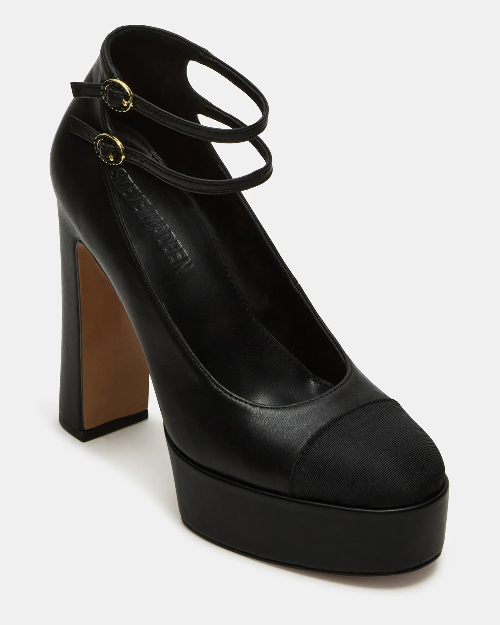 PEYTONN BLACK LEATHER - Women's Shoes - Steve Madden Canada