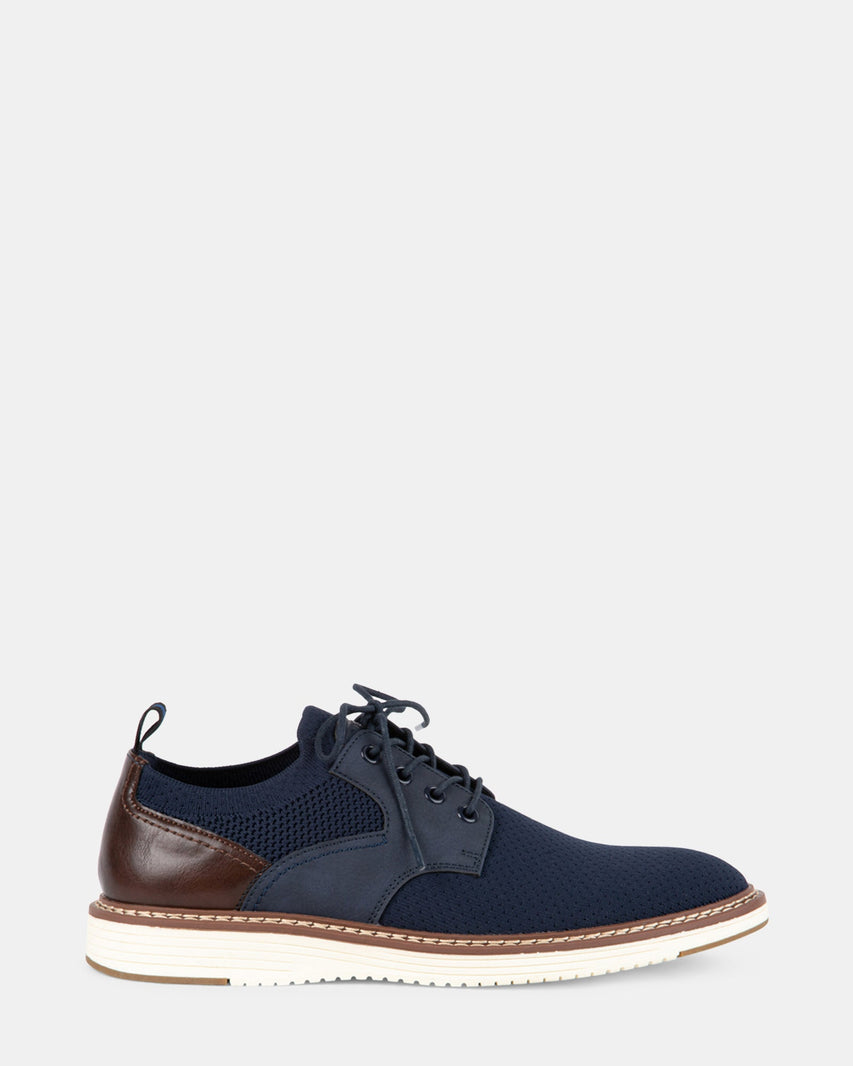 P-JOSEPH NAVY FABRIC - Men's Shoes - Steve Madden Canada