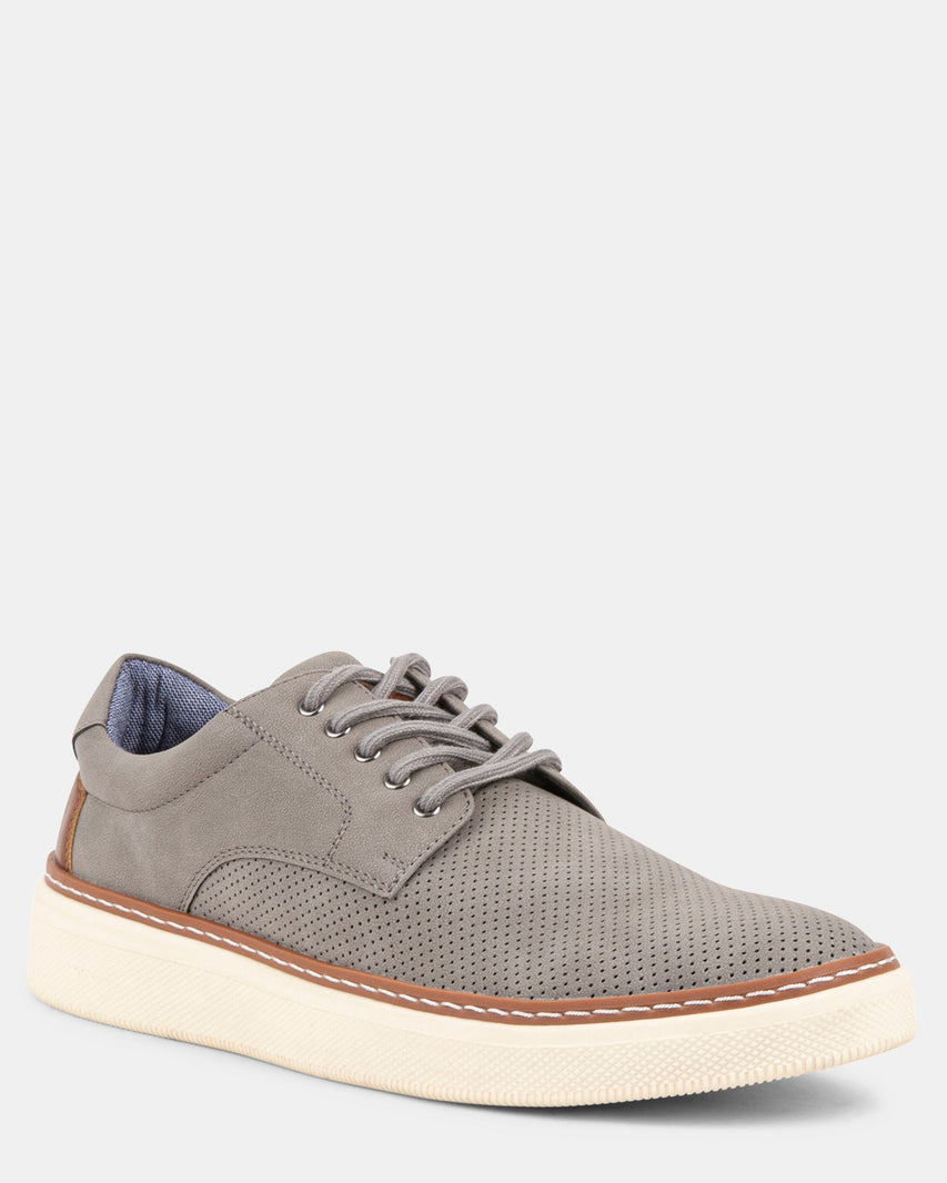 P-OXFORD GREY NUBUCK - Men's Shoes - Steve Madden Canada