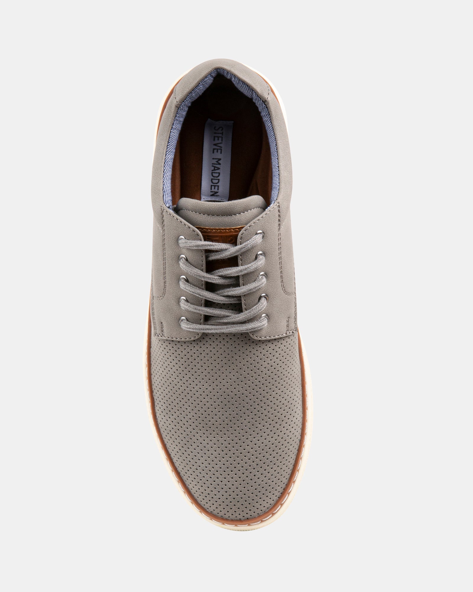P-OXFORD GREY NUBUCK - Men's Shoes - Steve Madden Canada
