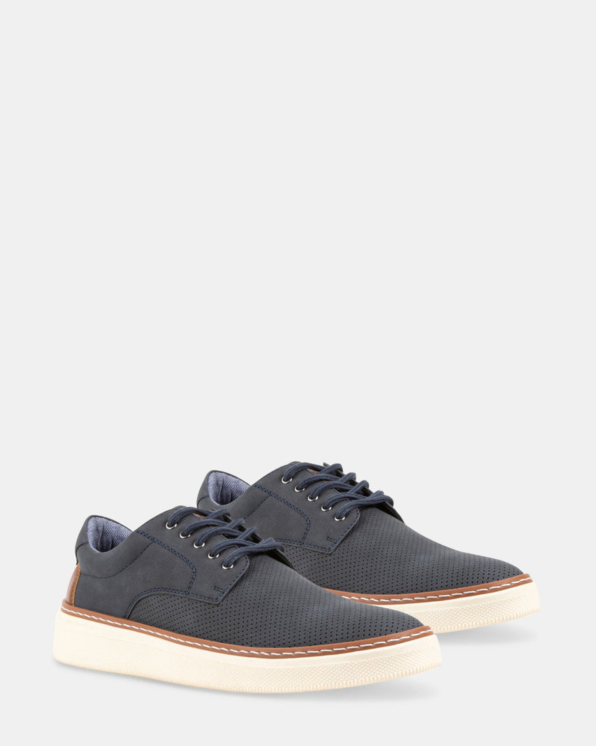 P-OXFORD NAVY NUBUCK - Men's Shoes - Steve Madden Canada