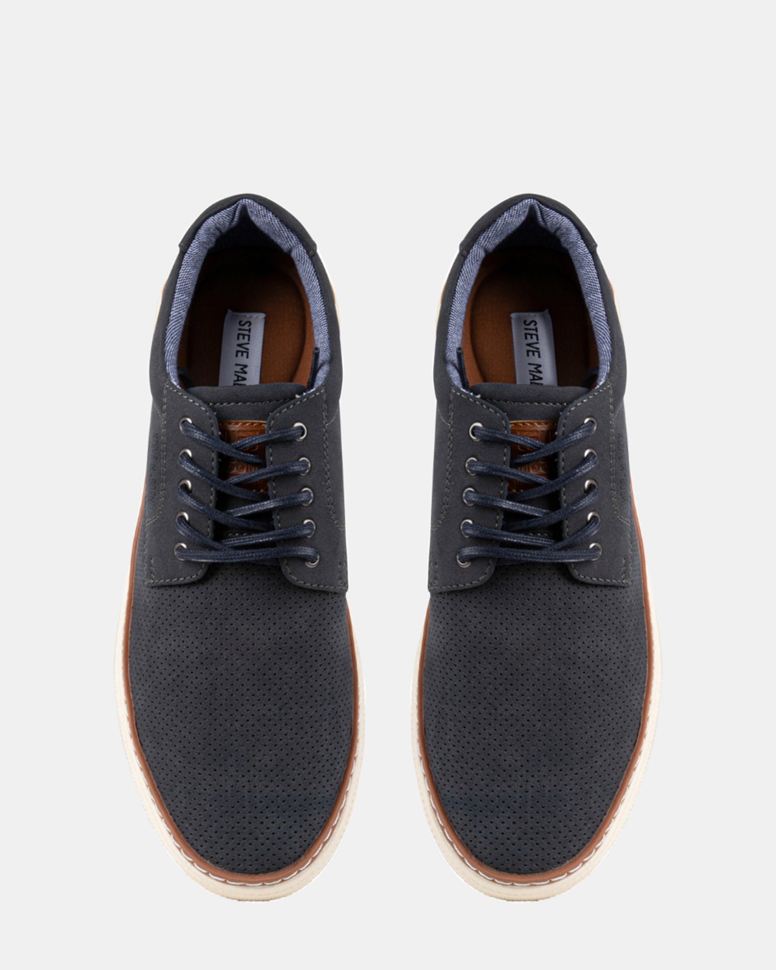 P-OXFORD NAVY NUBUCK - Men's Shoes - Steve Madden Canada