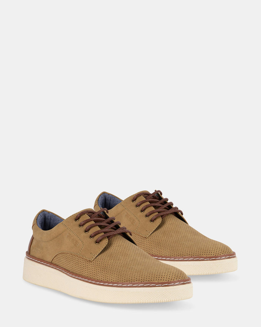 P-OXFORD TAUPE NUBUCK - Men's Shoes - Steve Madden Canada
