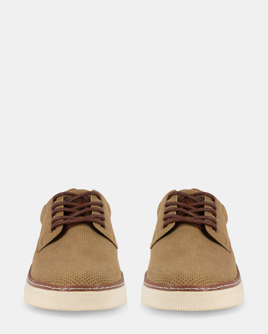 P-OXFORD TAUPE NUBUCK - Men's Shoes - Steve Madden Canada