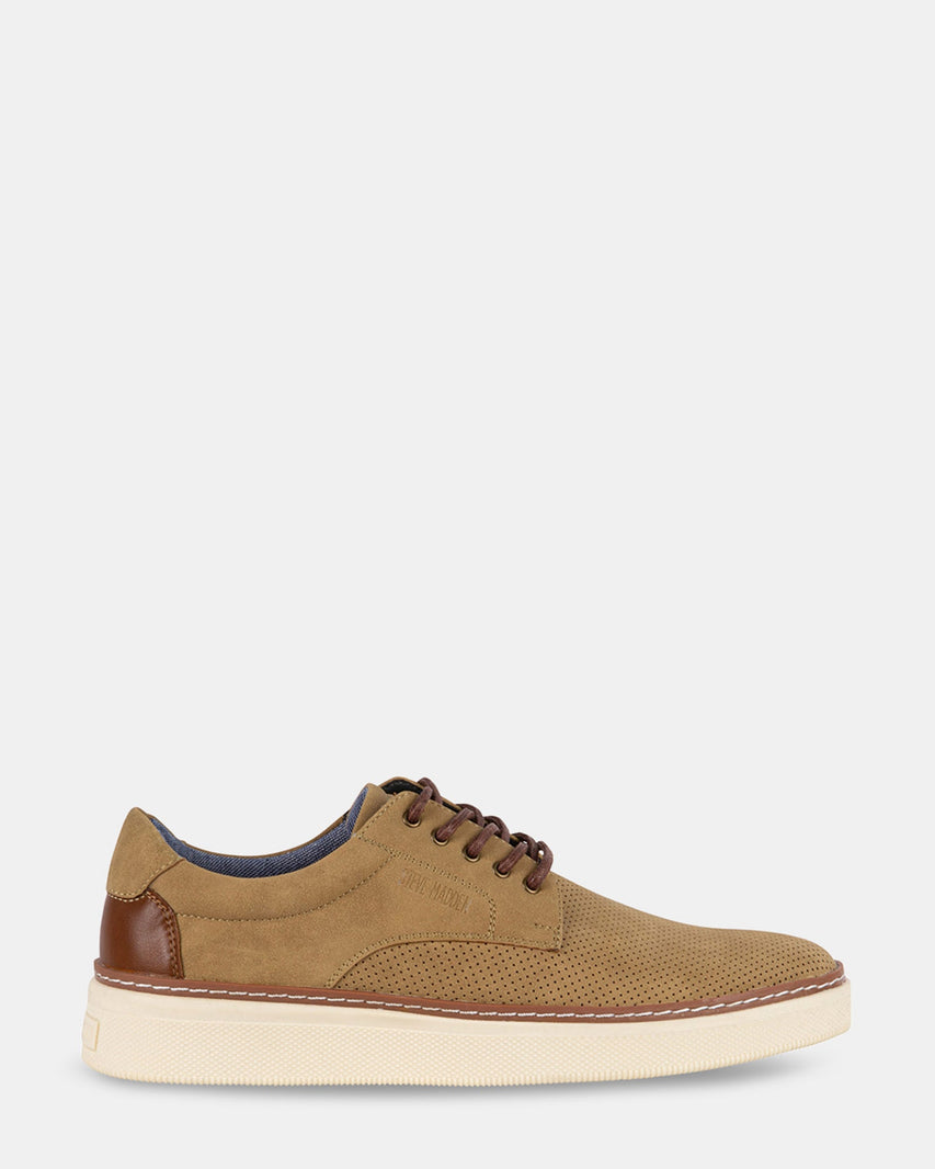 P-OXFORD TAUPE NUBUCK - Men's Shoes - Steve Madden Canada