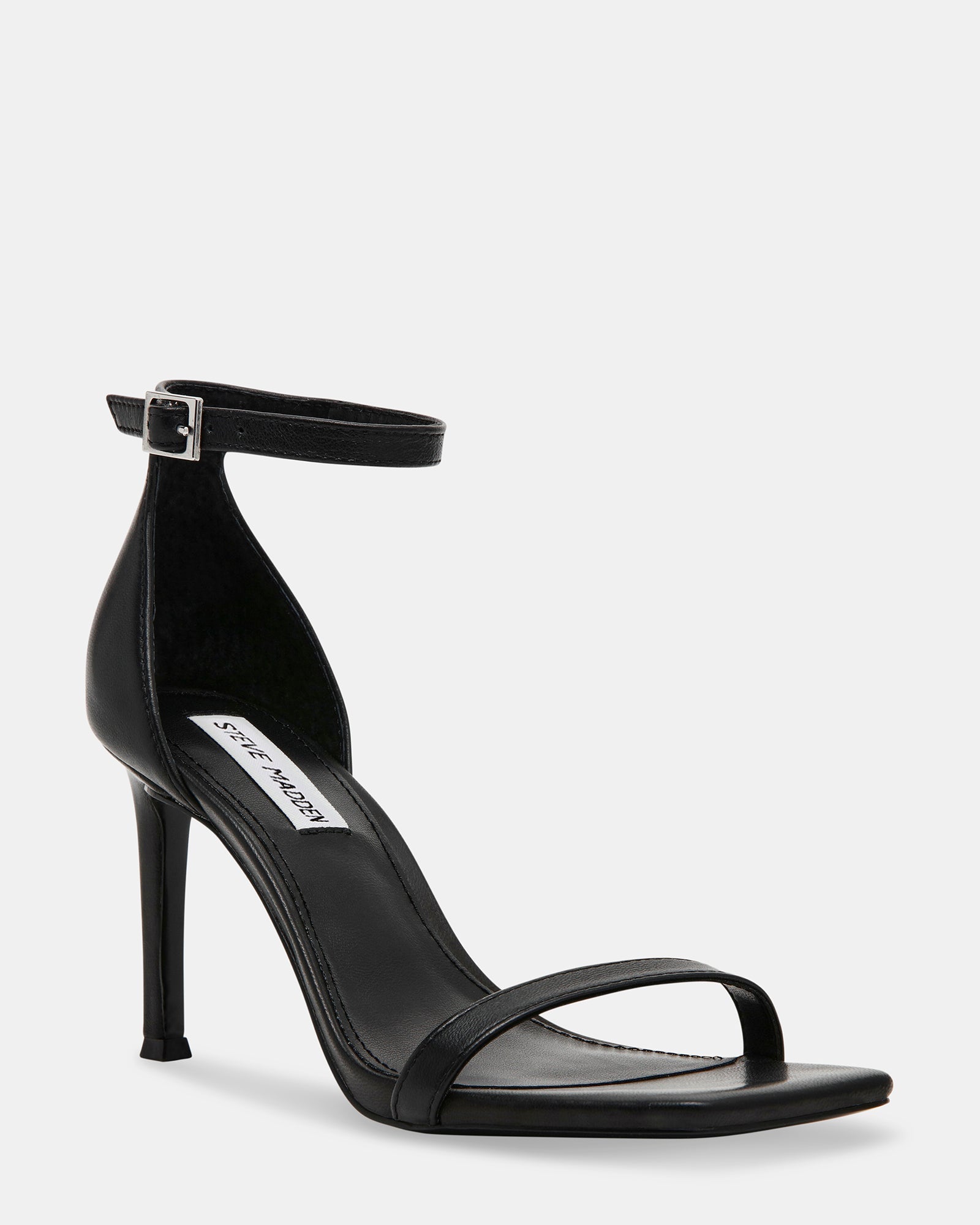 PIKED BLACK LEATHER - Women's Shoes - Steve Madden Canada