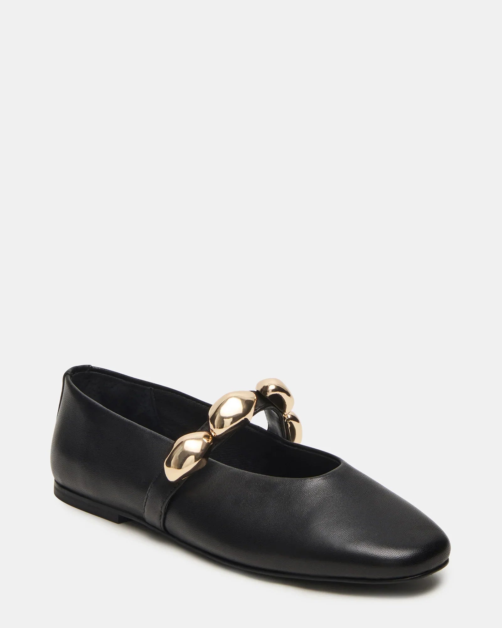 POPPIN BLACK LEATHER - Women's Shoes - Steve Madden Canada