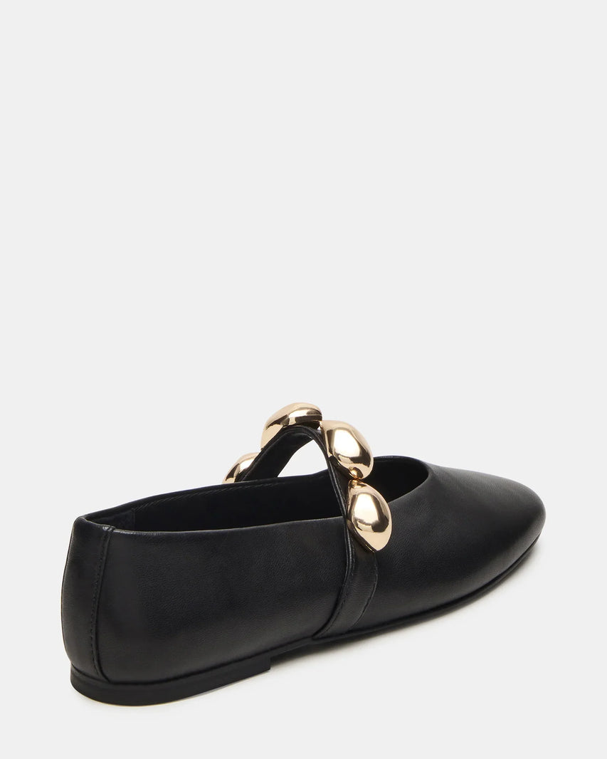 POPPIN BLACK LEATHER - Women's Shoes - Steve Madden Canada