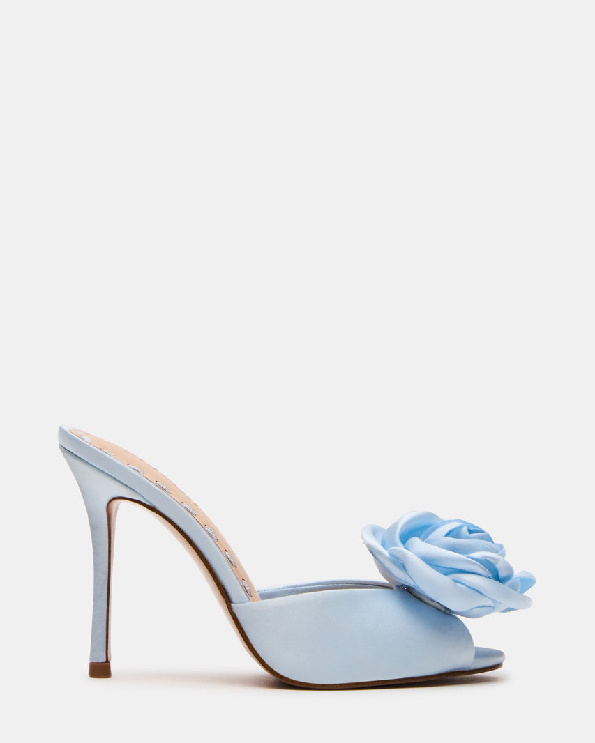 PRIYAA-F BLUE SATIN - Women's Shoes - Steve Madden Canada