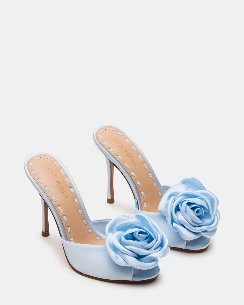 PRIYAA-F BLUE SATIN - Women's Shoes - Steve Madden Canada