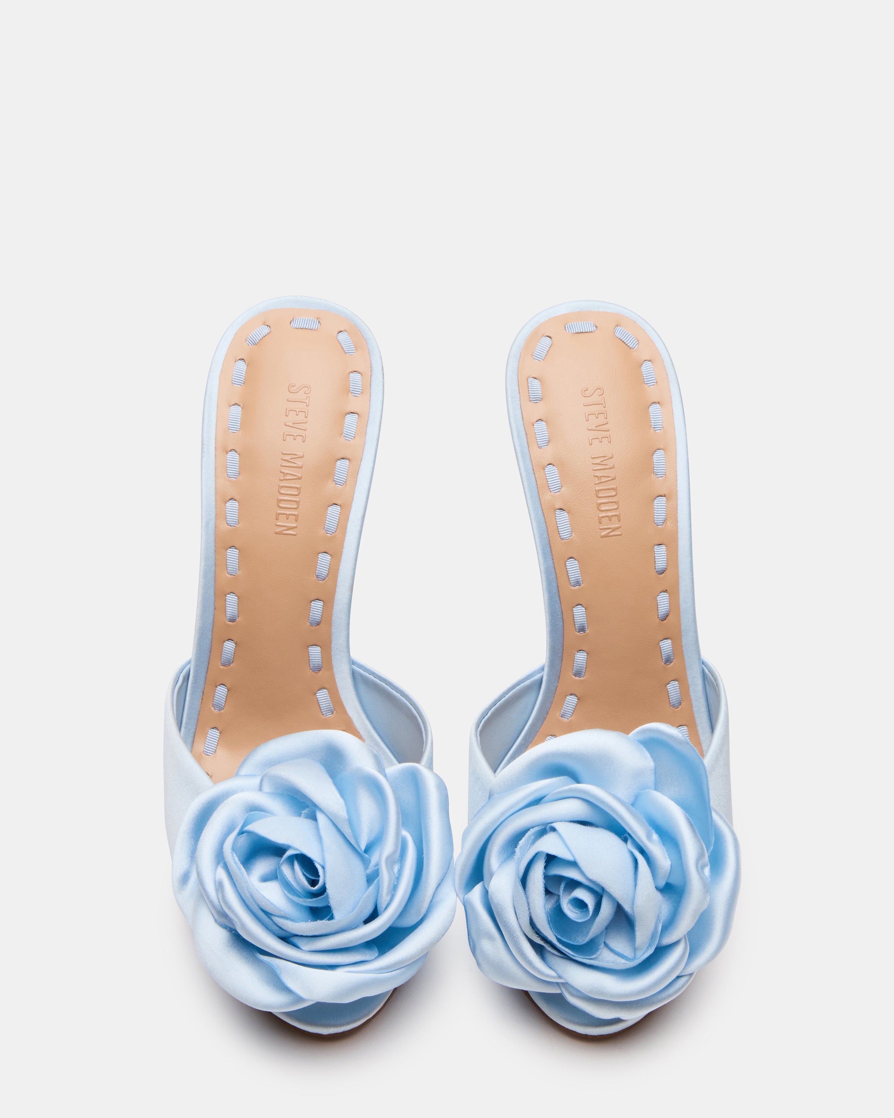 PRIYAA-F BLUE SATIN - Women's Shoes - Steve Madden Canada