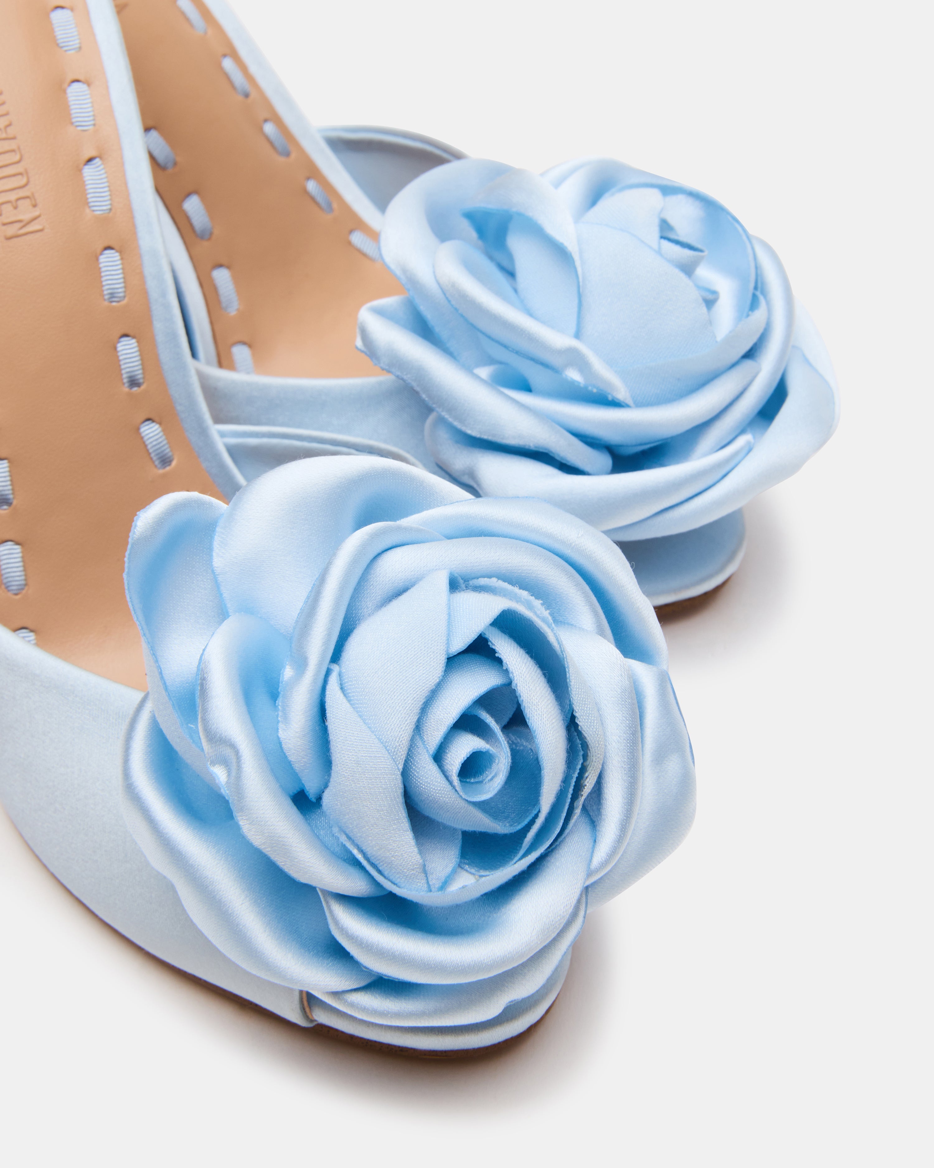 PRIYAA-F BLUE SATIN - Women's Shoes - Steve Madden Canada