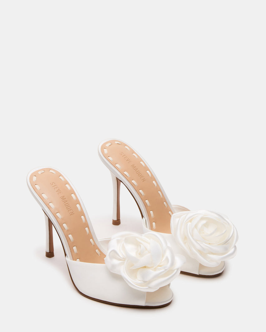 PRIYAA-F NATURAL SATIN - Women's Shoes - Steve Madden Canada