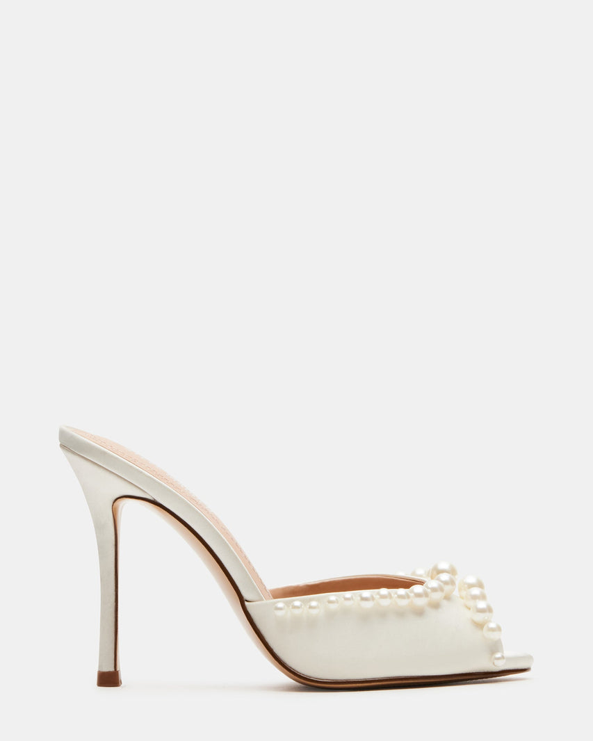 PRIYA-P WHITE SATIN - Women's Shoes - Steve Madden Canada