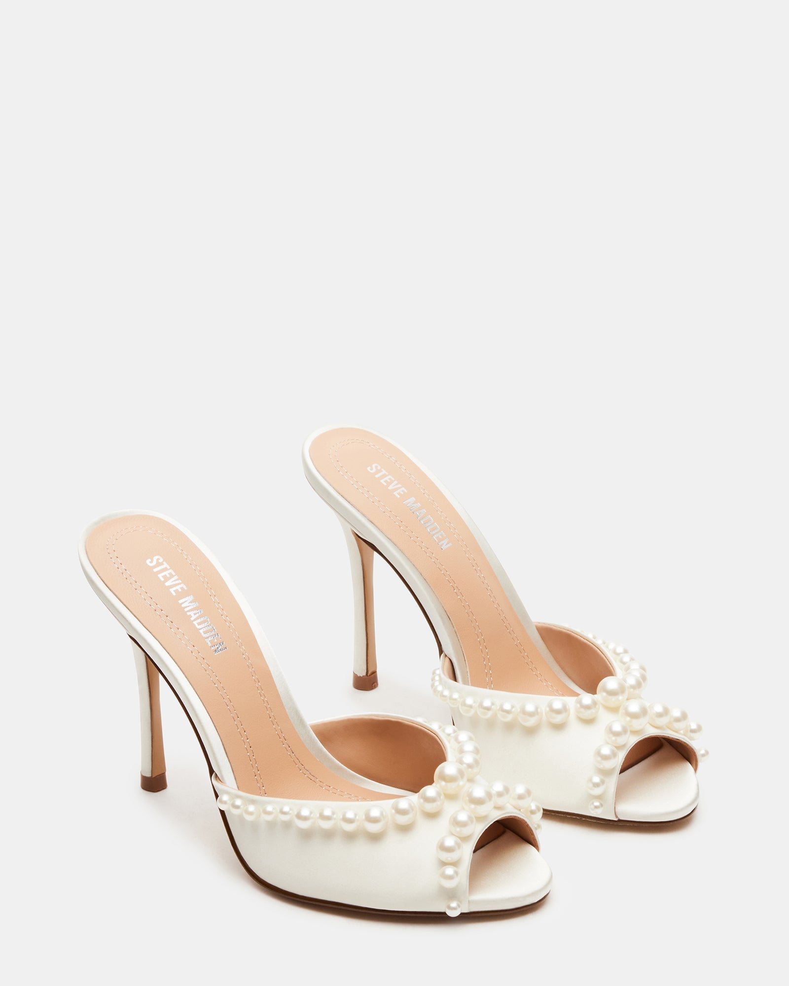 PRIYA-P WHITE SATIN - Women's Shoes - Steve Madden Canada