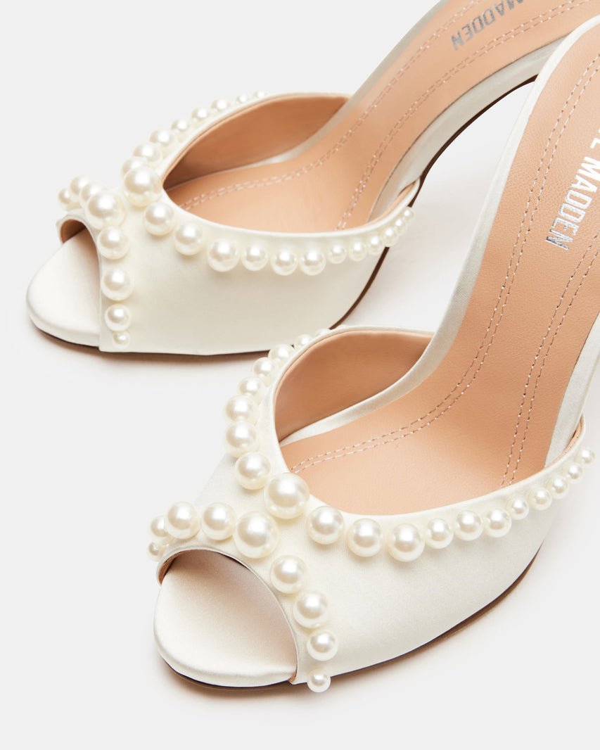 PRIYA-P WHITE SATIN - Women's Shoes - Steve Madden Canada