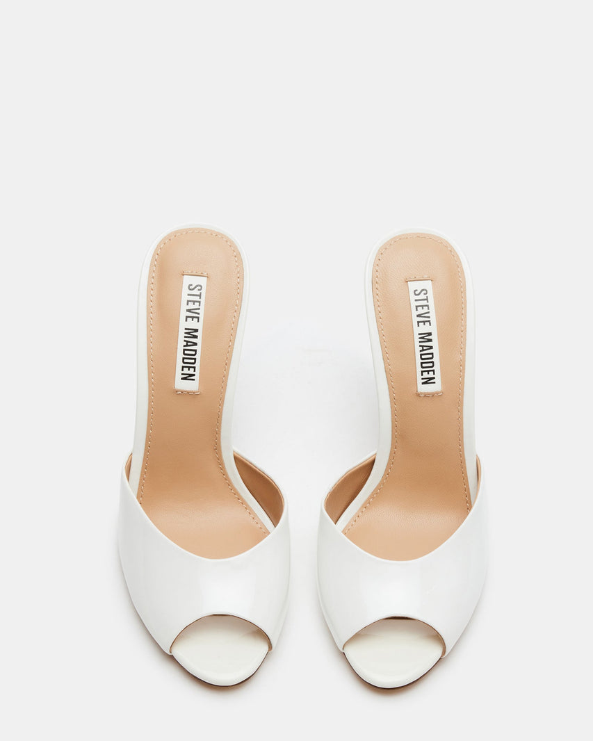 PRIYAA WHITE PATENT - Women's Shoes - Steve Madden Canada