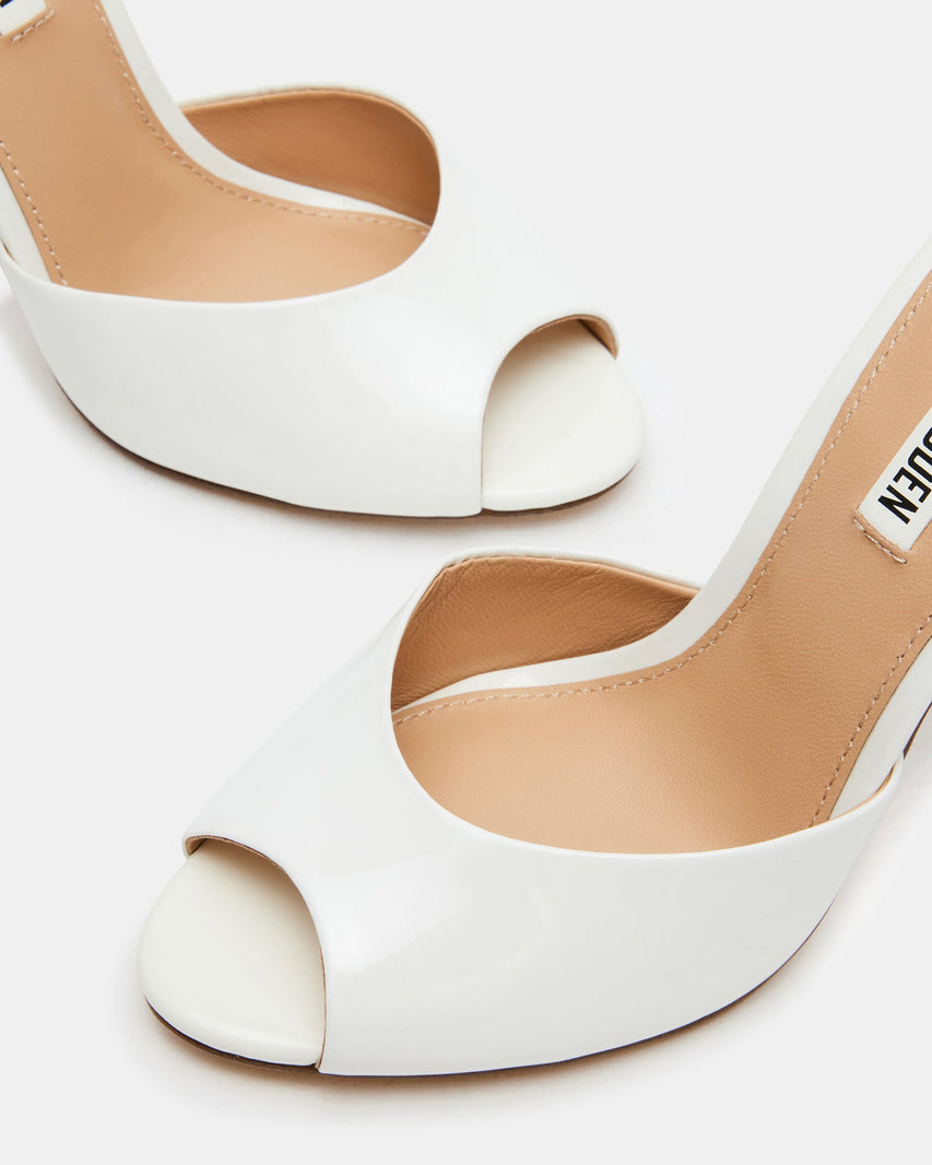 PRIYAA WHITE PATENT - Women's Shoes - Steve Madden Canada