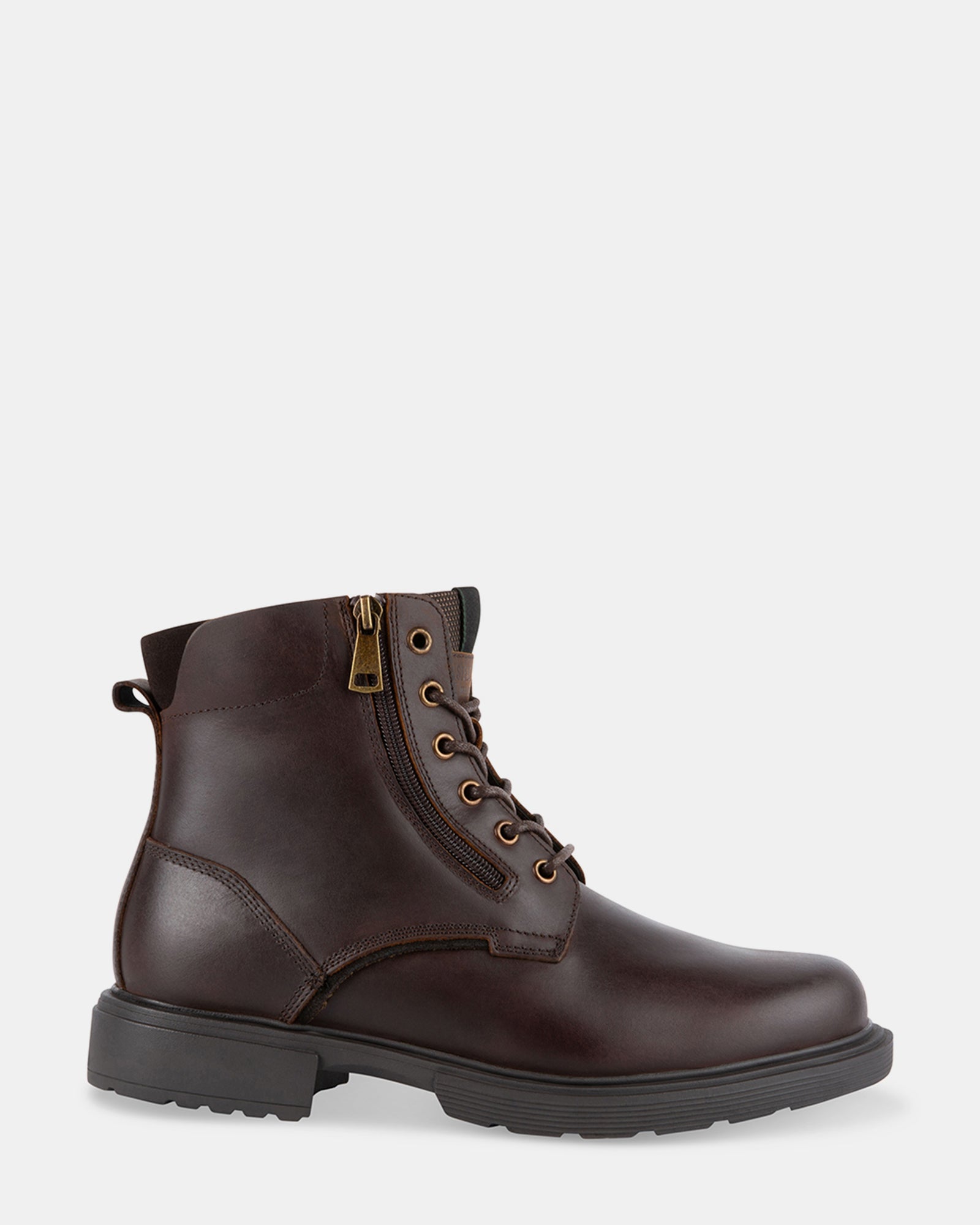 QUARTZ BROWN LEATHER - Men's Shoes - Steve Madden Canada