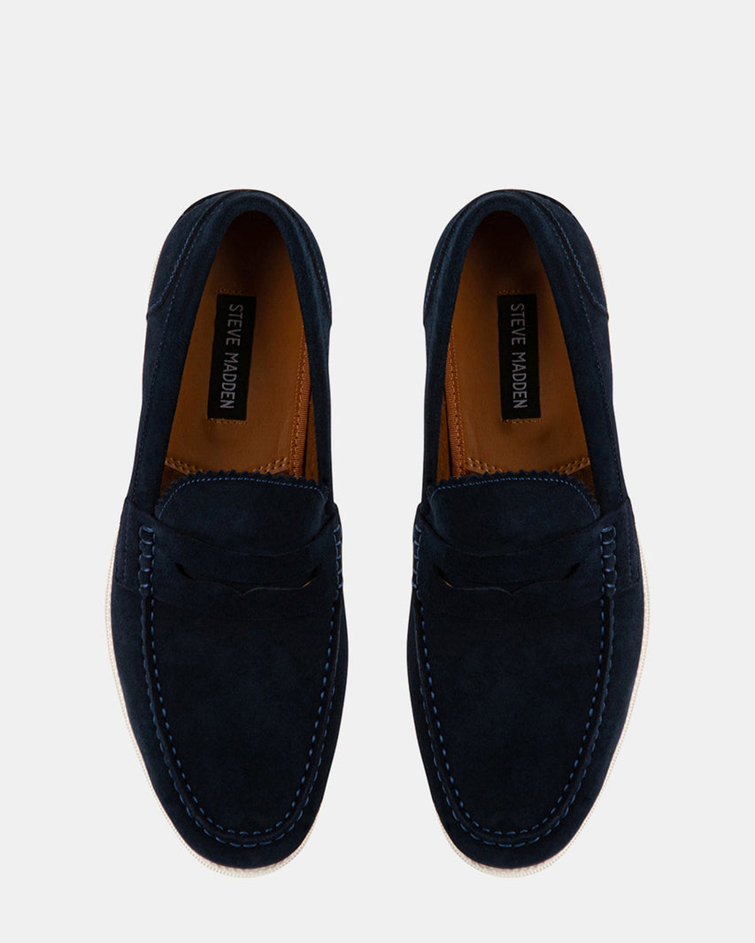 RAMSEE NAVY SUEDE - Men's Shoes - Steve Madden Canada