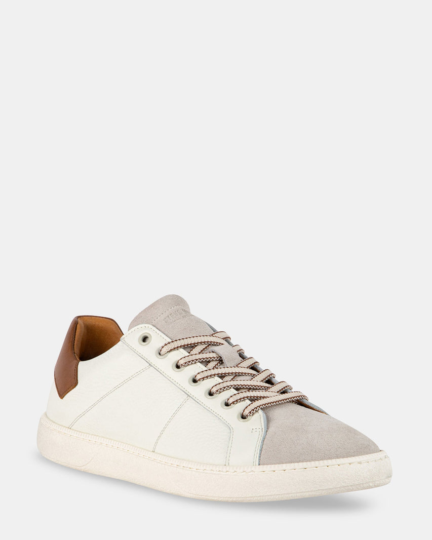 RANGEE WHITE LEATHER - Men's Shoes - Steve Madden Canada