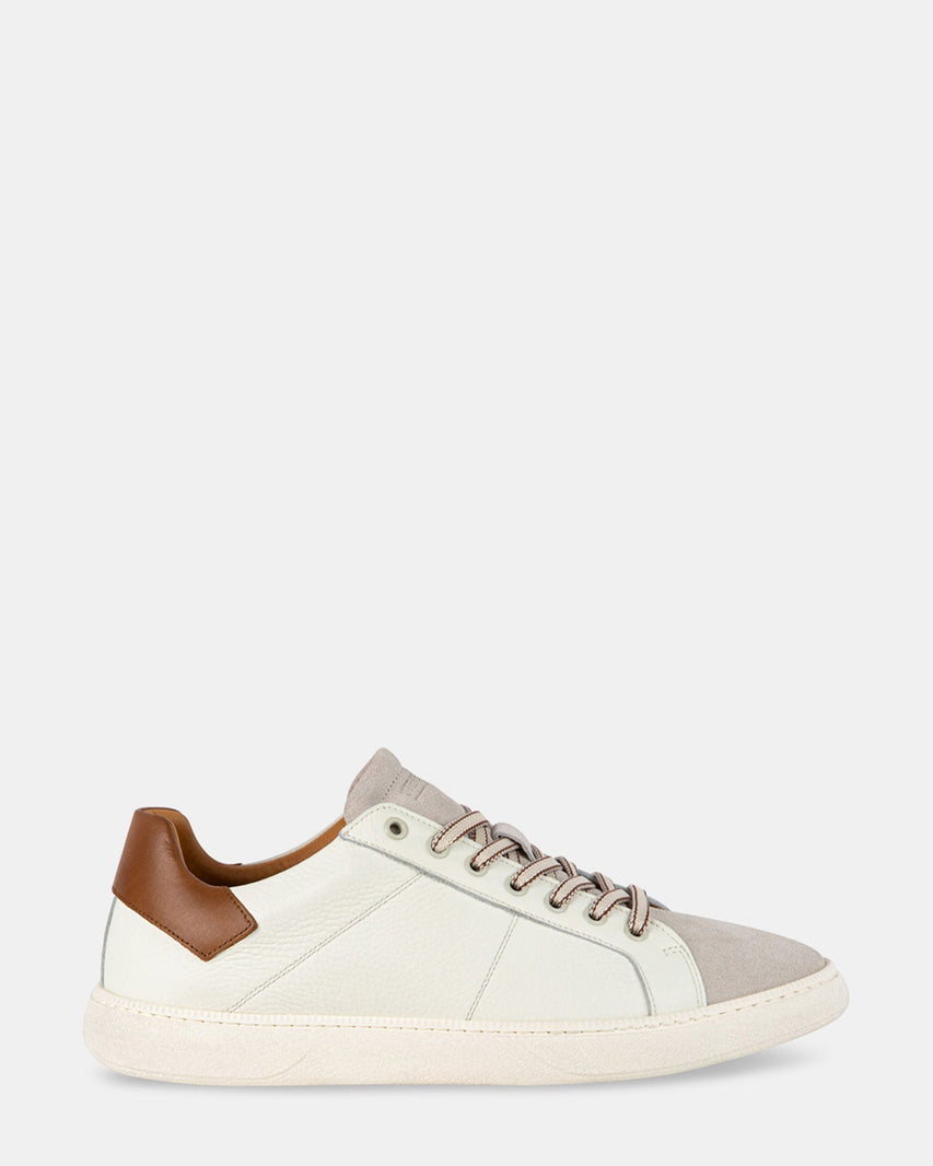 RANGEE WHITE LEATHER - Men's Shoes - Steve Madden Canada