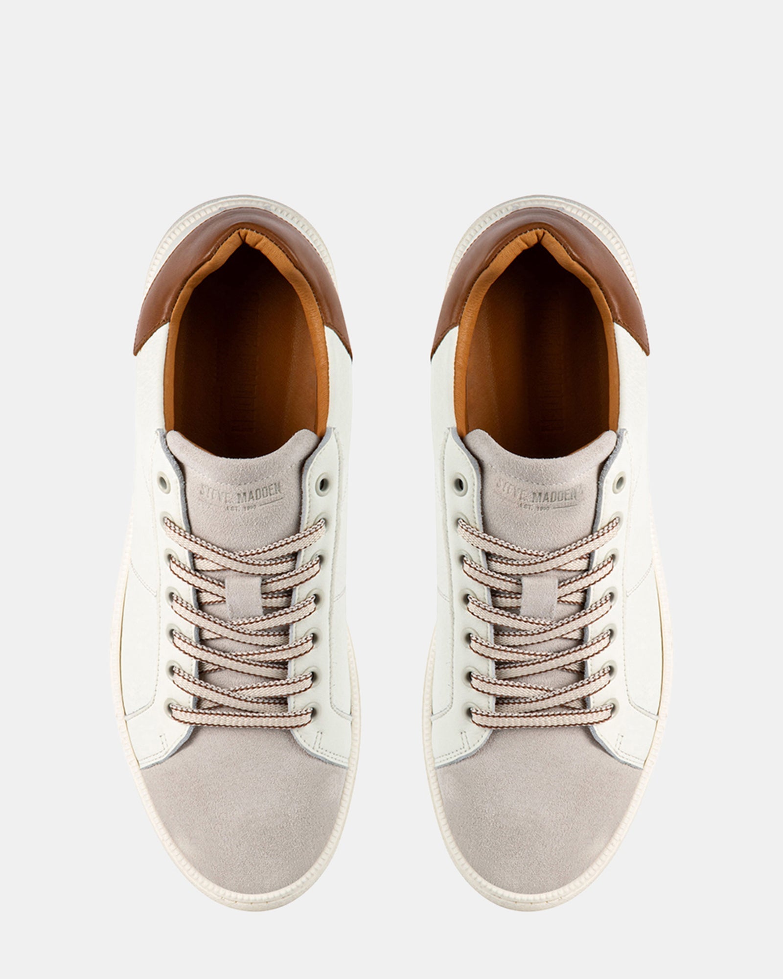 RANGEE WHITE LEATHER - Men's Shoes - Steve Madden Canada