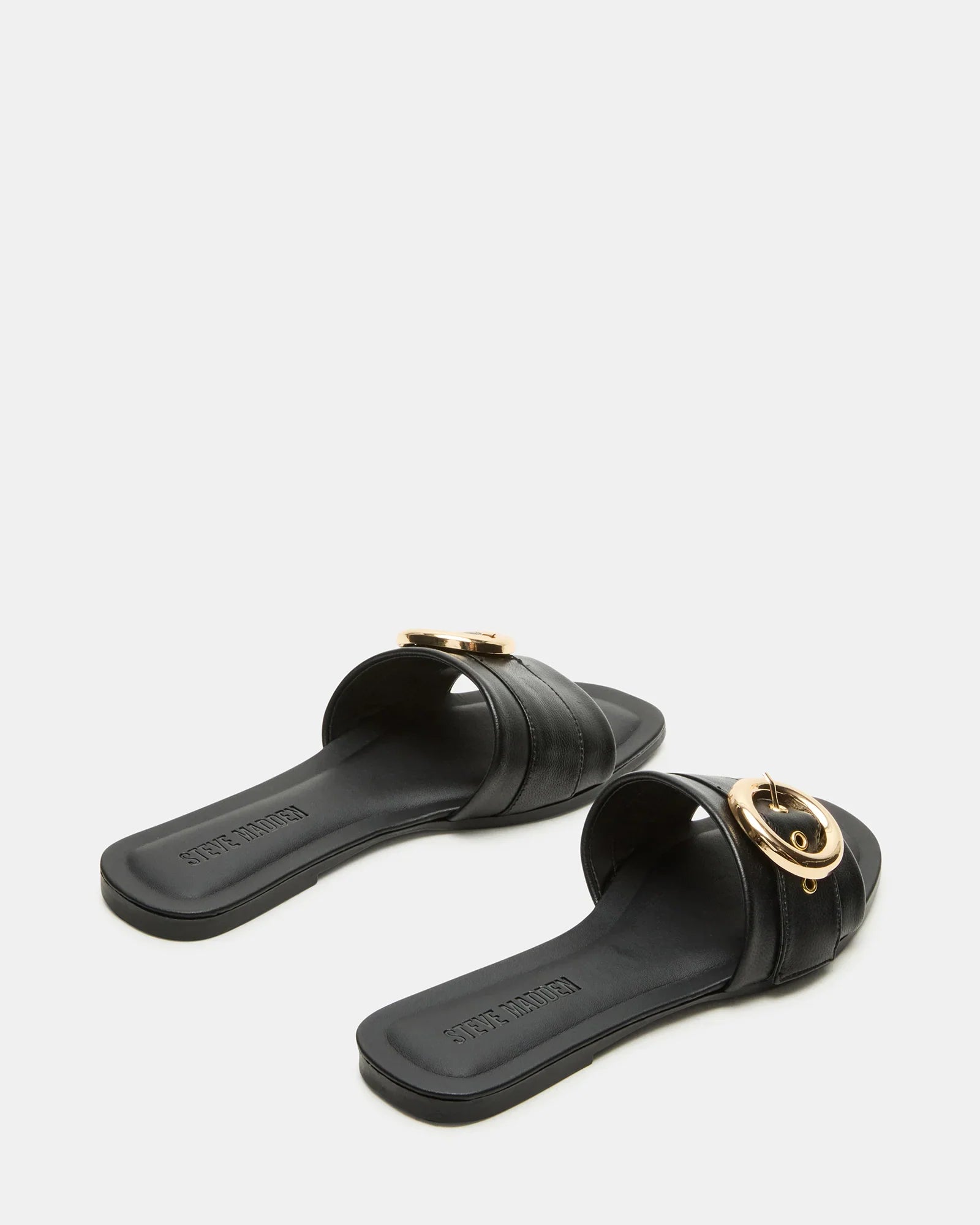 REEFF BLACK LEATHER - Women's Shoes - Steve Madden Canada