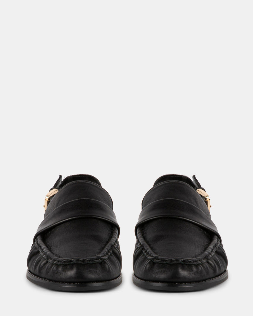 REEVES BLACK LEATHER - Women's Shoes - Steve Madden Canada