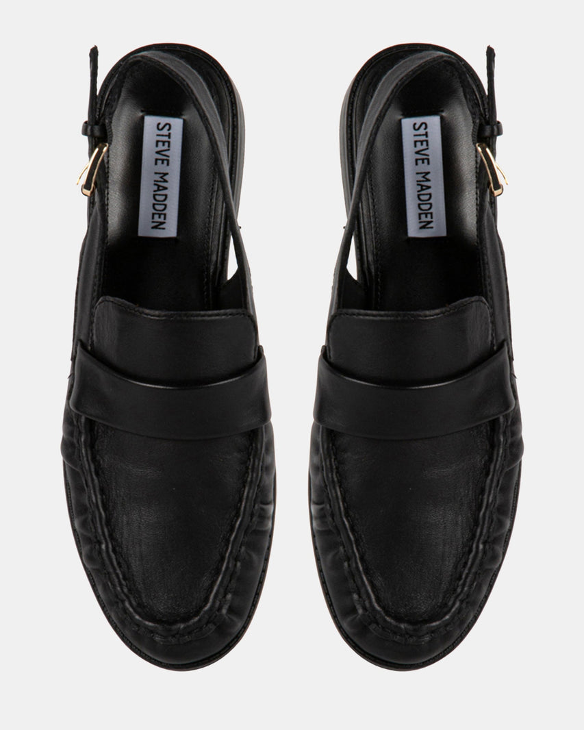 REEVES BLACK LEATHER - Women's Shoes - Steve Madden Canada
